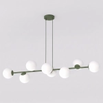 Lampa wisząca MAGNUS 8 OLIVE GREEN 1876/8 EMIBIG