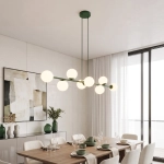 Lampa wisząca MAGNUS 8 OLIVE GREEN 1876/8 EMIBIG