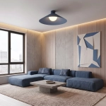 Lampa sufitowa MONO PLAFON 1L DUSTY BLUE 1878/1L EMIBIG