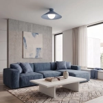 Lampa sufitowa MONO PLAFON 1M DUSTY BLUE 1878/1M EMIBIG
