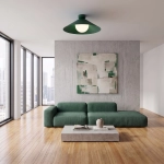 Lampa sufitowa MONO PLAFON 1M OLIVE GREEN 1880/1M EMIBIG