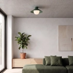 Lampa sufitowa MONO PLAFON 1S OLIVE GREEN 1880/1S EMIBIG