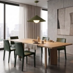 Lampa wisząca MONO WISZĄCA 1M OLIVE GREEN 1881/1M EMIBIG
