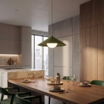 Lampa wisząca MONO WISZĄCA 1M OLIVE GREEN 1881/1M EMIBIG