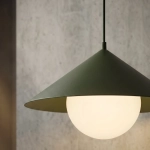 Lampa wisząca MONO WISZĄCA 1S OLIVE GREEN 1881/1S EMIBIG