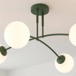 Plafon PREGOS 4 OLIVE GREEN 1891/4 EMIBIG