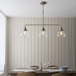 Lampa wisząca Hansen 3lt Linear Pendant 103014 ENDON