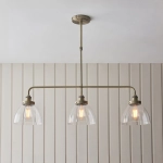 Lampa wisząca Hansen 3lt Linear Pendant 103014 ENDON