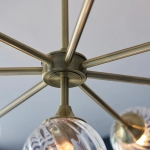 Lampa wisząca ALLEGRA brass VIII 103172 ENDON