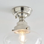 Lampa sufitowa CAMBERLEY nickel-transparent 96170 ENDON