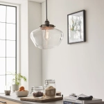 Lampa wisząca CAMBERLEY nickel-transparent 96172 ENDON