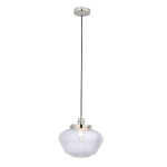 Lampa wisząca CAMBERLEY nickel-transparent 96172 ENDON
