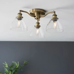 Lampa sufitowa Hansen 3lt Semi Flush 97247 ENDON