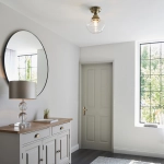 Lampa sufitowa CAMBERLEY brass-transparent 97687 ENDON