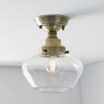 Lampa sufitowa CAMBERLEY brass-transparent 97687 ENDON