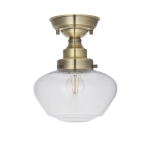Lampa sufitowa CAMBERLEY brass-transparent 97687 ENDON