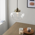 Lampa wisząca CAMBERLEY brass-transparent 97691 ENDON