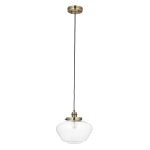 Lampa wisząca CAMBERLEY brass-transparent 97691 ENDON