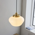 Lampa wisząca CAMBERLEY brass-opal 97692 ENDON