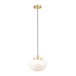 Lampa wisząca CAMBERLEY brass-opal 97692 ENDON