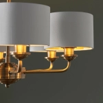 Lampa wisząca HIGHCLERE brass VI 98936 ENDON