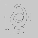 Lampa stołowa Opus MOD380TL-01GR Maytoni - zdjęcie dodatkowe 4