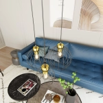 Lampa wisząca NANDO 3PREM BL GOLD 1368/3PREM EMIBIG Lighting