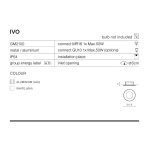 Oprawa stropowa Ivo (black) AZ1716 AZZARDO