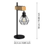 TOWNSHEND 5 Lampa stołowa 44079 EGLO