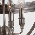 Żyrandol Adams – 4 źródła światła – Antyczny nikiel FE-ADAMS-4P-ANL Elstead Lighting