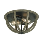 Plafon Allier – 2 źródła światła – Postarzane drewno dębowe / Antyczne kute żelazo FE-ALLIER-F-WW Elstead Lighting