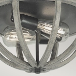 Plafon Allier – 2 źródła światła – Postarzane drewno dębowe / Antyczne kute żelazo FE-ALLIER-F-WW Elstead Lighting