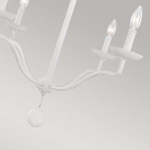 Żyrandol Annie – 4 źródła światła – Teksturowana biel FE-ANNIE4-PSW Elstead Lighting