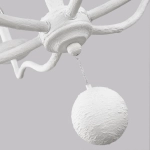 Żyrandol Annie – 6 źródeł światła – Teksturowana biel FE-ANNIE6-PSW Elstead Lighting