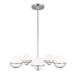 Żyrandol Apollo – 5 źródeł światła – Polerowany nikiel FE-APOLLO5-PN Elstead Lighting