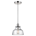 kinkiecik.pl Lampa wisząca Baskin – 1 źródło światła – Polerowany nikiel FE-BASKIN-P-A-PN Elstead Lighting