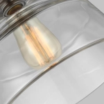 Lampa wisząca Baskin – 1 źródło światła – Polerowany nikiel FE-BASKIN-P-A-PN Elstead Lighting