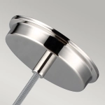 Lampa wisząca Baskin – 1 źródło światła – Polerowany nikiel FE-BASKIN-P-B-PN Elstead Lighting