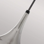 Lampa wisząca Beso – 1 źródło światła – Szczotkowana stal FE-BESO-P-M-BS Elstead Lighting