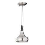 kinkiecik.pl Mała lampa wisząca Beso – 1 źródło światła – Szczotkowana stal FE-BESO-P-S-BS Elstead Lighting