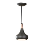 kinkiecik.pl Mała lampa wisząca Beso – 1 źródło światła – Ciemny brąz FE-BESO-P-S-DBZ Elstead Lighting
