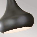 Mała lampa wisząca Beso – 1 źródło światła – Ciemny brąz FE-BESO-P-S-DBZ Elstead Lighting