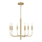 Żyrandol Brianna – 6 źródeł światła – Oksydowany mosiądz FE-BRIANNA6-BB Elstead Lighting