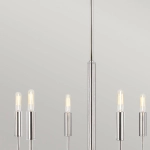 Żyrandol Brianna – 6 źródeł światła – Polerowany nikiel FE-BRIANNA6-PN Elstead Lighting