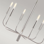 Żyrandol Brianna – 6 źródeł światła – Polerowany nikiel FE-BRIANNA6-PN Elstead Lighting