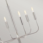 Żyrandol Brianna – 6 źródeł światła – Polerowany nikiel FE-BRIANNA6-PN Elstead Lighting