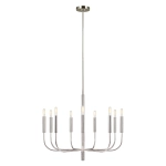 Lampa wisząca Brianna – 9 źródeł światła – Polerowany nikiel FE-BRIANNA9-PN Elstead Lighting
