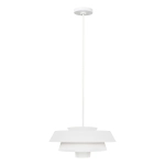 Lampa wisząca Brisbin – 1 źródło światła – Matowa biel FE-BRISBIN-MW Elstead Lighting