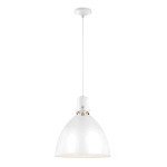 kinkiecik.pl Lampa wisząca Brynne – Wbudowany moduł LED – Biała FE-BRYNNE-P-FWH Elstead Lighting