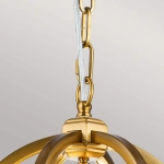 Mała lampa wisząca Corinne – 3 źródła światła – Oksydowany mosiądz FE-CORINNE-3P-S-BB Elstead Lighting